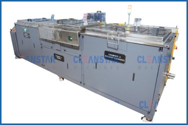 Ultrasonic component cleaning machine for thorough cleaning of intricate parts.