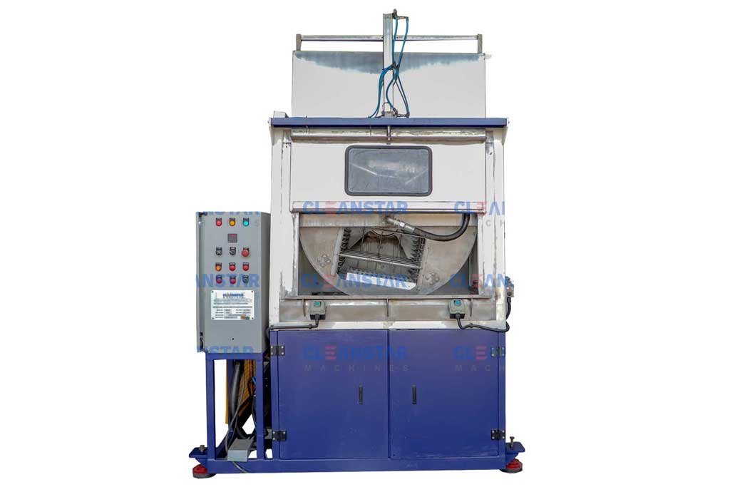 cage rotation ahu filter cleaning machine