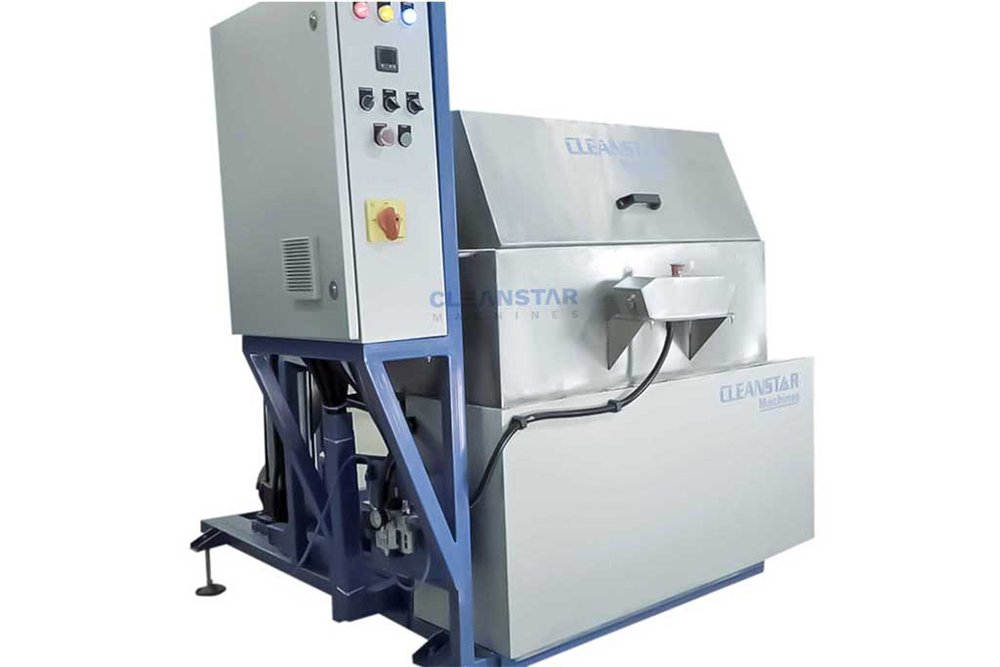 rotary basket type crate washing machine