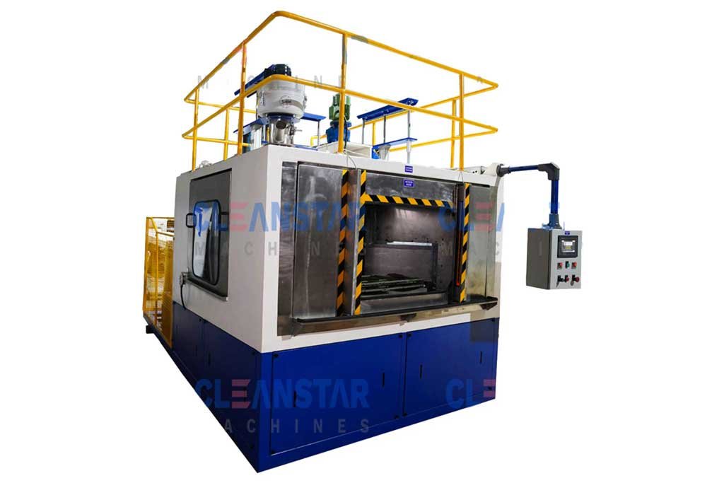rotary indexing type component washing machine
